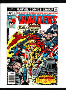 INVADERS #12 (1977) 1ST APPEARANCE OF SPITFIRE VFNM/NM-