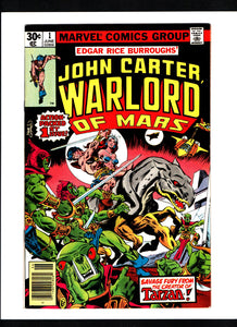 JOHN CARTER WARLORD OF MARS #1 (MARVEL 1977) 1ST COMIC BOOK APPEARANCE OF JOHN CARTER VFNM