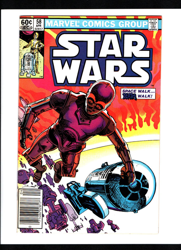 STAR WARS #58 (1982) MARVEL NEWSSTAND EDITION VFNM/NM-