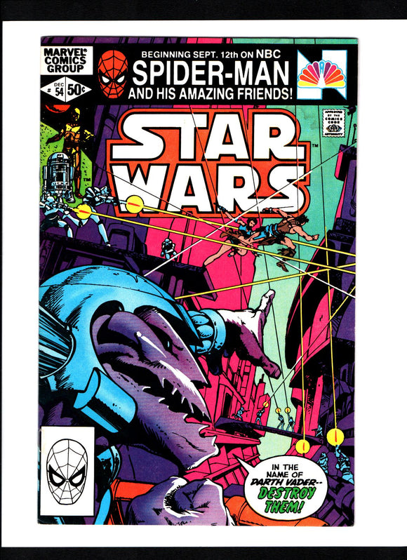 STAR WARS #54 (1981) MARVEL VG/VG+
