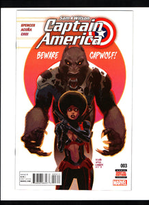 CAPTAIN AMERICA SAM WILSON #3 (2016) 1ST FULL APPEARANCE OF JOAQUIN TORRES VF+/VFNM