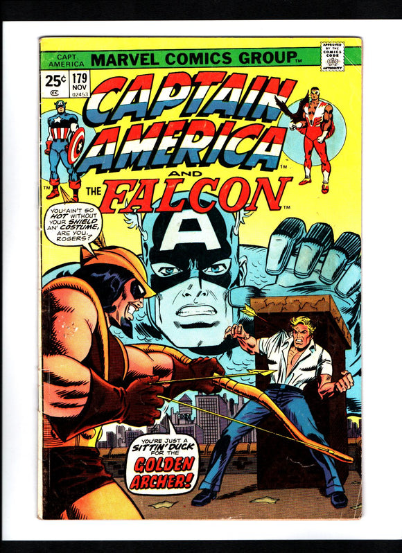CAPTAIN AMERICA #179 (1974) VG+/VGFN