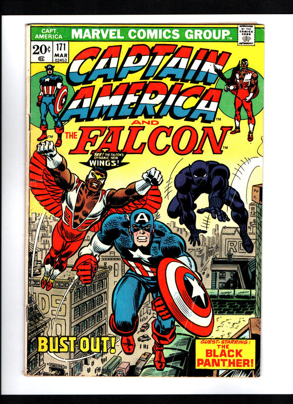 CAPTAIN AMERICA #171 (1974) VG/VG+