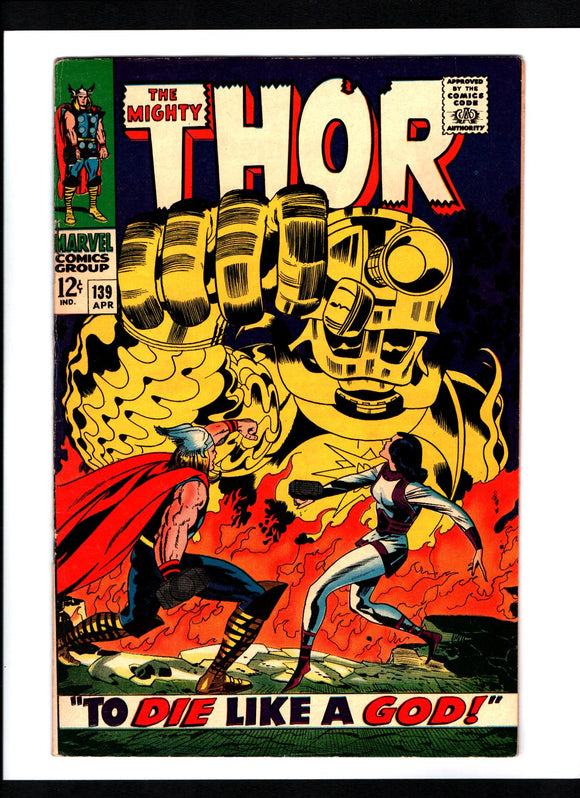 THOR #139 (1967) FN+/FNVF