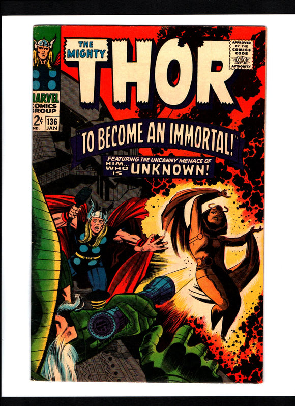 THOR #136 (1967) 1ST FULL APPEARANCE OF LADY SIF AS ADULT FNVF/VF-