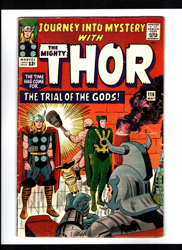 JOURNEY INTO MYSTERY #116 (1965) VG/VG+