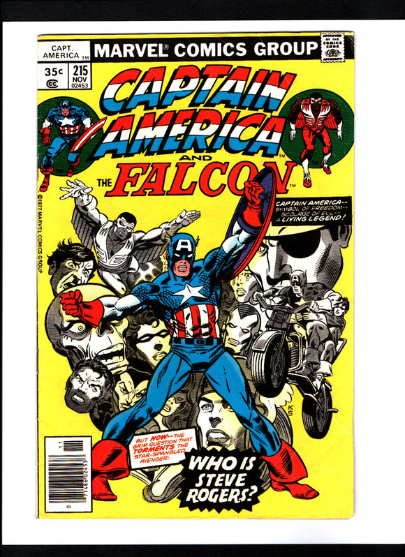 CAPTAIN AMERICA #215 (1977) FN-/FN