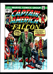 CAPTAIN AMERICA #176 (1974) ORIGIN OF CAPTAIN AMERICA RETOLD FNVF/VF-