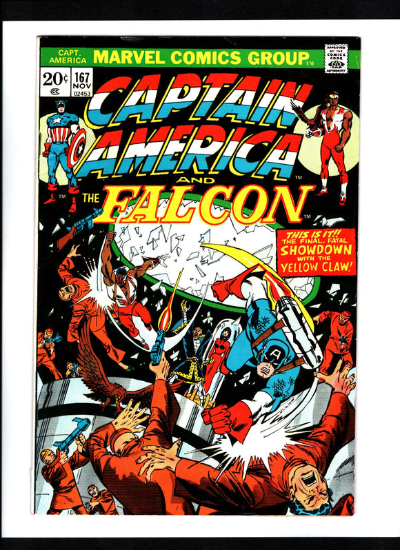 CAPTAIN AMERICA #167 (1973) VF/VF+