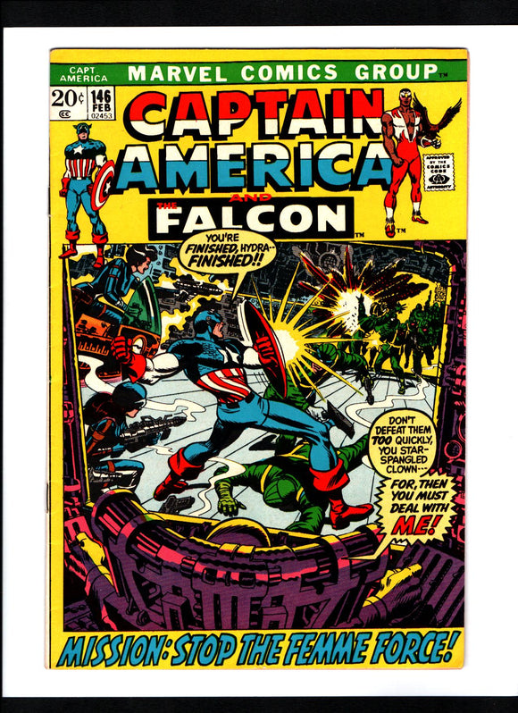 CAPTAIN AMERICA #146 (1972) VF/VF+