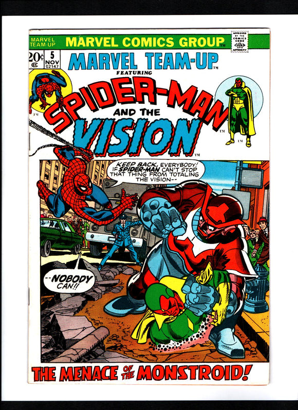 MARVEL TEAM-UP #5 (1972) VF-/VF