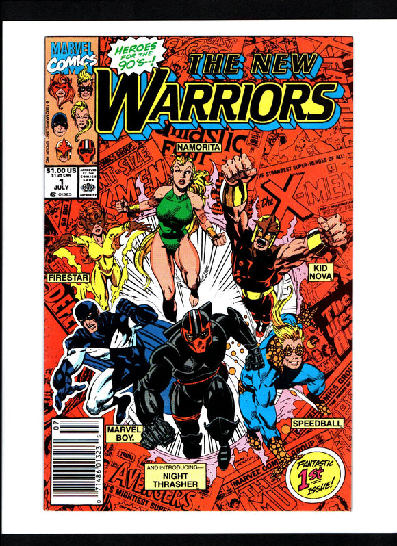 NEW WARRIORS #1 (1990) ORIGIN OF THE NEW WARRIORS VFNM/NM-
