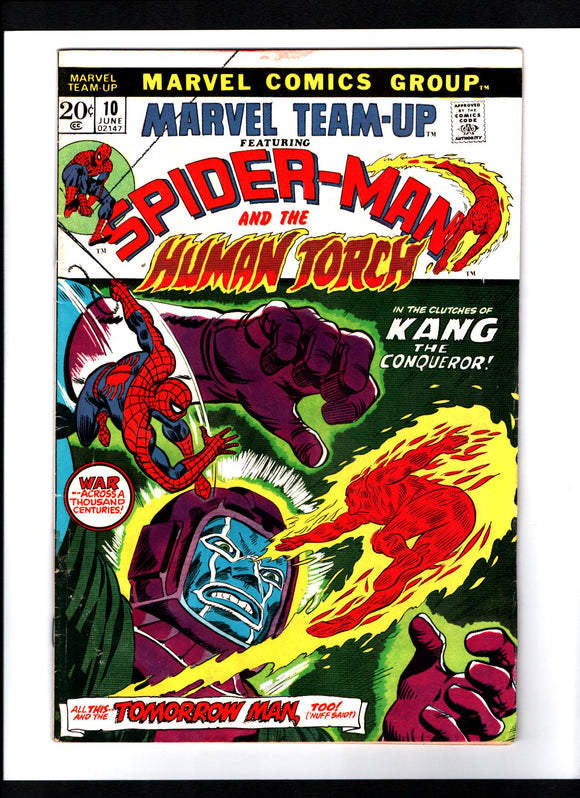 MARVEL TEAM-UP #10 (1973) VG+/VGFN-