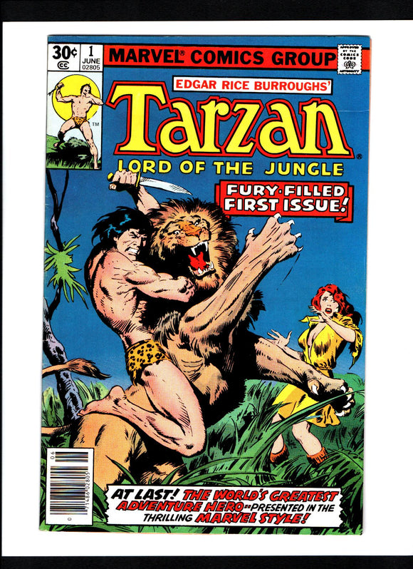 TARZAN #1 (1977) MARVEL VF/VF+