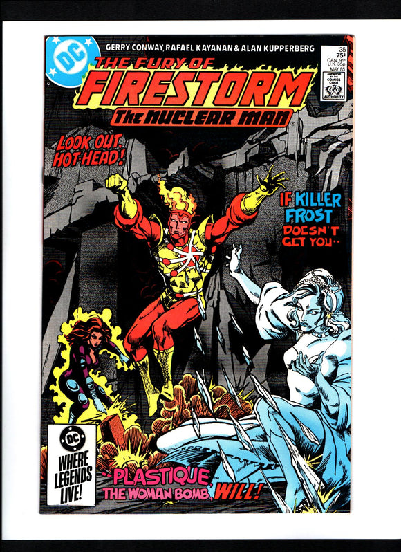 FURY OF FIRESTORM #35 (1985) 1ST APPEARANCE OF WEASEL NM-/NM