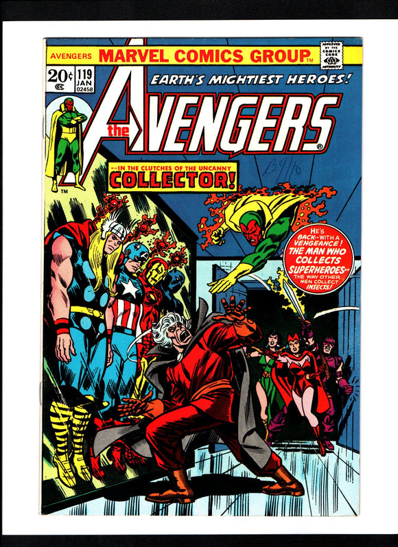 AVENGERS #119 (1974) VF/VF+