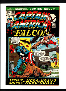 CAPTAIN AMERICA #153 (1972) VF/VF- 1ST APPEARANCE OF WILLIAM BURNSIDE AS CAPTAIN AMERICA IV