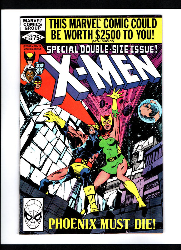 X-MEN #137 (1980) DEATH OF DARK PHOENIX (JEAN GREY) VF/VF+