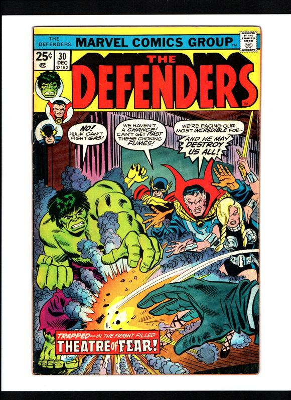 DEFENDERS #30 (1975) FNVF/VF-