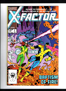 X-FACTOR #1 (1986) 1ST APPEARANCE OF X-FACTOR; 1ST APPEARANCE OF RUSTY COLLINS; 1ST APPEARANCE OF CAMERON HODGE NM-/NM