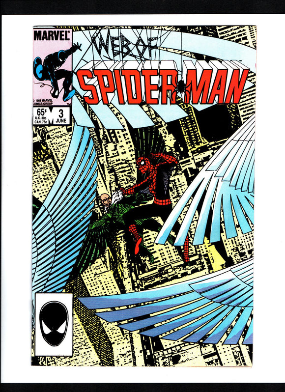 WEB 0F SPIDER-MAN #3 (1985) NM-/NM