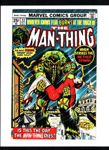 MAN-THING #22 (1975) FINAL ISSUE VF-/VF
