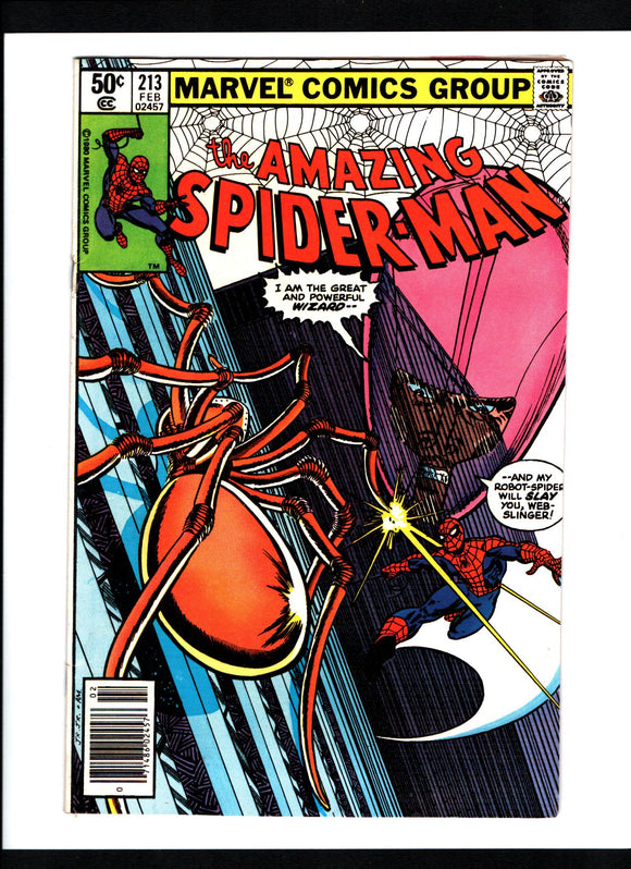AMAZING SPIDER-MAN #213 (1981) FNVF/VF-