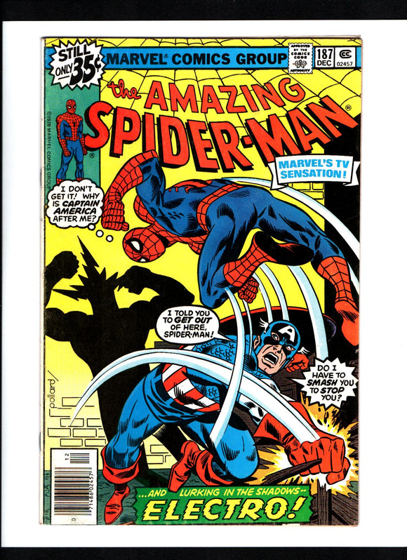 AMAZING SPIDER-MAN #187 (1978) FN+/FNVF