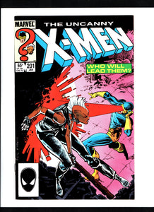 UNCANNY X-MEN #201 (1986) 1ST APPEARANCE OF CABLE (NATHAN SUMMERS) AS A BABY VF+/VFNM