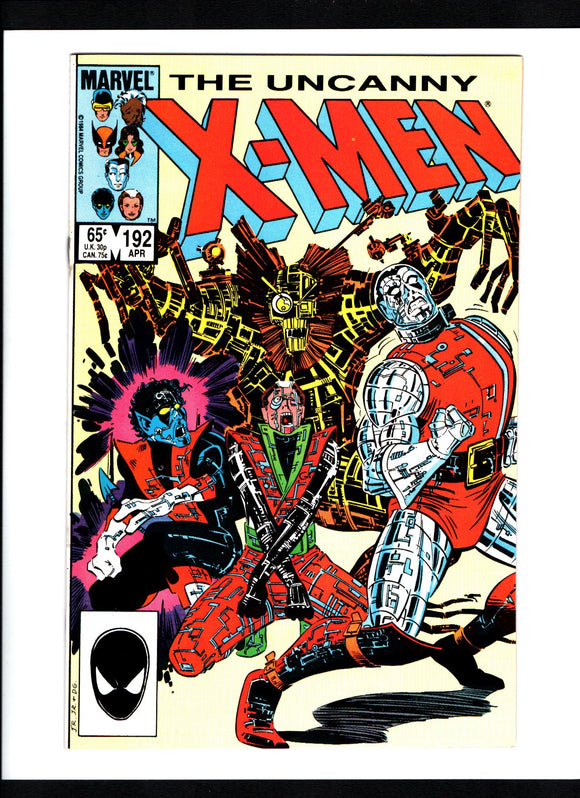UNCANNY X-MEN #192 (1985) NM-/NM