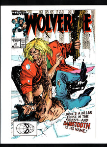 WOLVERINE #10 (1989) 1ST WOLVERINE / SABRETOOTH FIGHT NM-/NM