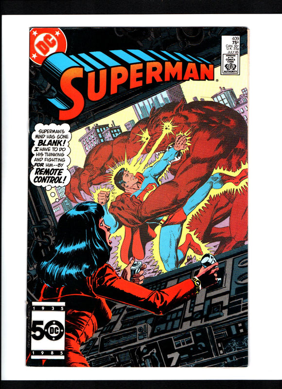 SUPERMAN #409 (1985) FNVF/VF-