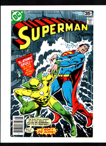 SUPERMAN #323 (1978) 1ST APPEARANCE OF ATOMIC SKULL VF-/VF
