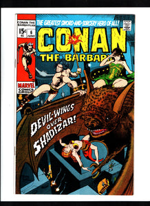 CONAN THE BARBARIAN #6 (1971) VFNM/NM-