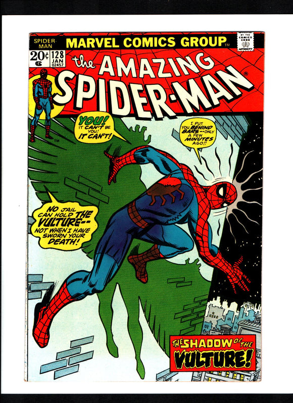 AMAZING SPIDER-MAN #128 (1974) VF+/VFNM