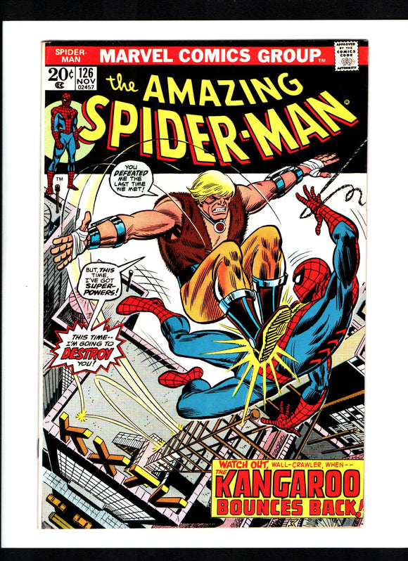 AMAZING SPIDER-MAN #126 (1973) VF/VF+