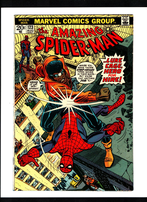 AMAZING SPIDER-MAN #123 (1973) FUNERAL OF GWEN STACY VF+/VFNM