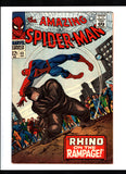AMAZING SPIDER-MAN #43 (1966) 3RD APPEARANCE OF THE RHINO; 2ND FULL APPEARANCE OF MARY JANE WATSON FNVF/VF-