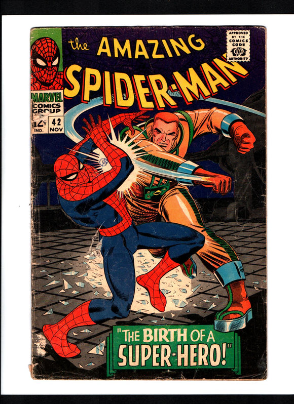 AMAZING SPIDER-MAN #42 (1966) 1ST FULL APPEARANCE OF MARY JANE WATSON (ICONIC PANEL 