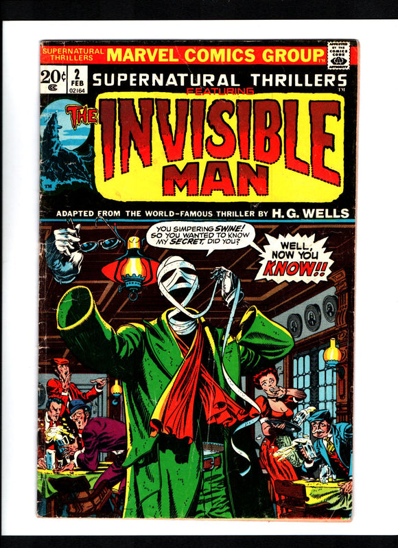 SUPERNATURAL THRILLERS #2 (1973) GVG/VG-