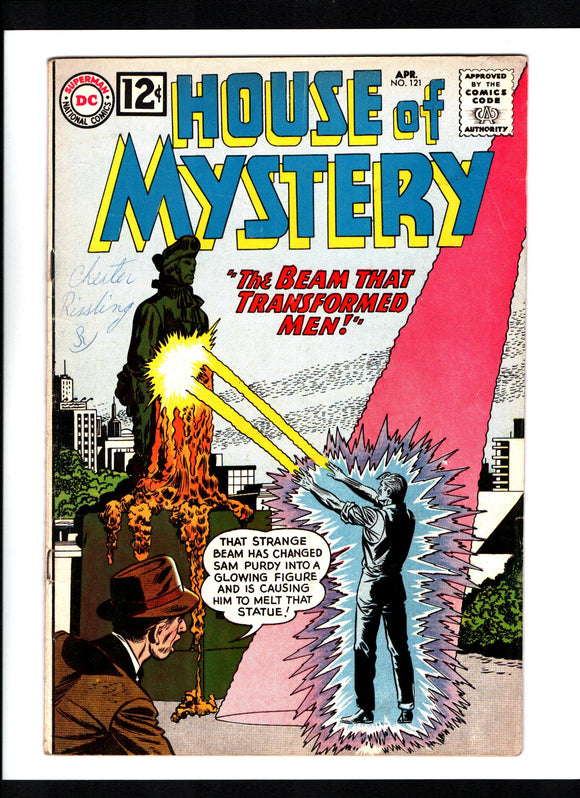 HOUSE OF MYSTERY #121 (1962) VGFN/FN-