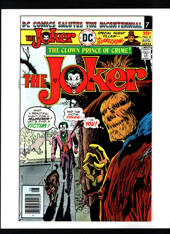 THE JOKER #8 (1976) ICONIC ERNIE CHAN COVER VFNM/NM-