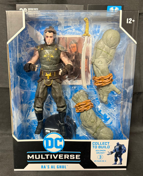 DC MULTIVERSE  ARKHAM CITY (SOLOMON GRUNDY BAF) RAS AL GHUL 7IN AF