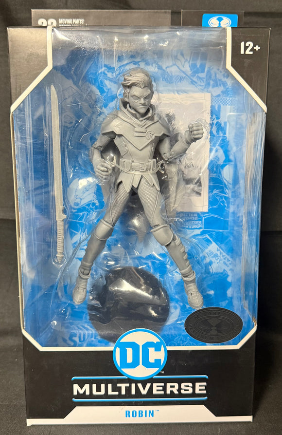 DC MULTIVERSE INFINITE FRONTIER - DAMIAN WAYNE ROBIN (PLATINUM CHASE VARIANT) 7IN AF