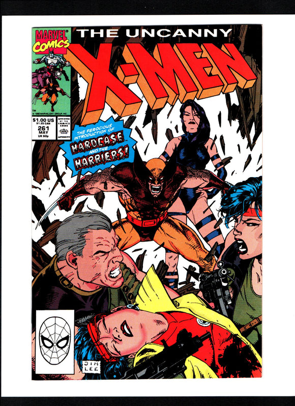 THE UNCANNY X-MEN #261 (1990) 1ST APPEARANCE OF HARRIERS (BLINDSIDE, LIFELINE, LONGBOW, PISTON, RANGER, TIMEBOMB, WARHAWK, BLISS) NM
