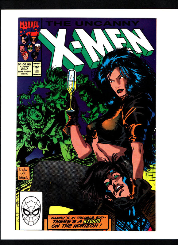 THE UNCANNY X-MEN #267 (1990) 3RD APPEARANCE OF GAMBIT NM