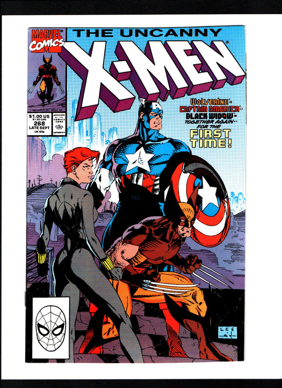 THE UNCANNY X-MEN #268 (1990) ICONIC JIM LEE COVER ART NM