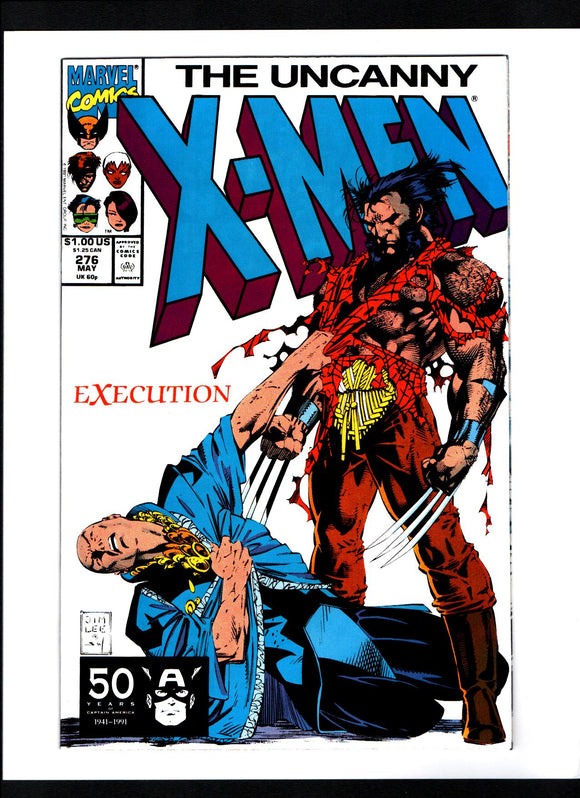 THE UNCANNY X-MEN #276 (1991) NM-