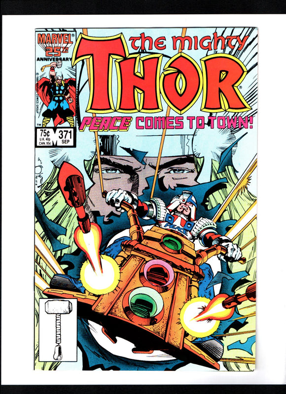 THOR #371 (1986) 1ST APPEARANCE OF JUSTICE PEACE NM