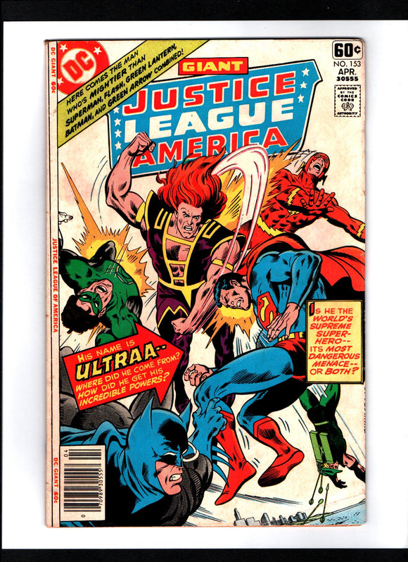 JUSTICE LEAGUE OF AMERICA #153 (1978) FN-/FN
